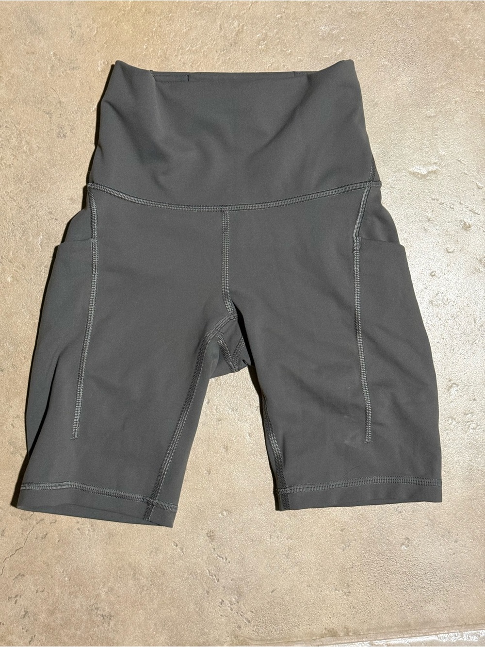 lululemon athletica High-Waist Bike Shorts W/ Pockets Green